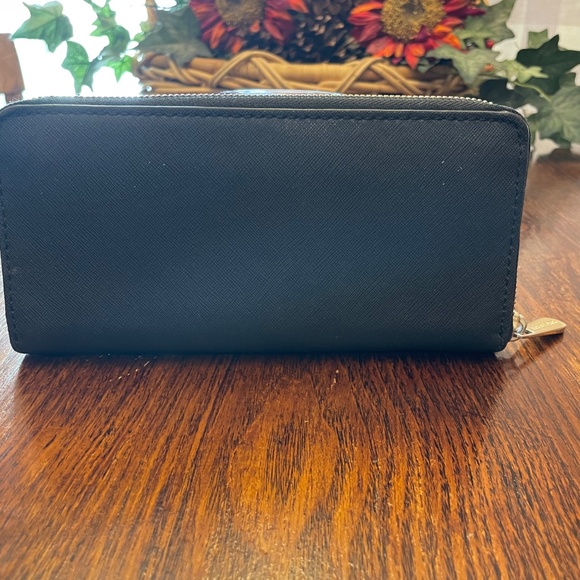 Michael Kors long zip wallet black - Picture 2 of 12
